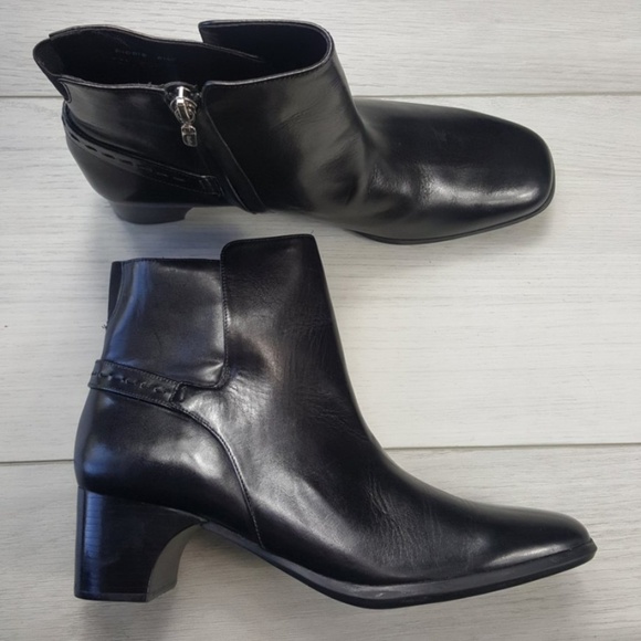 cole haan black ankle boots